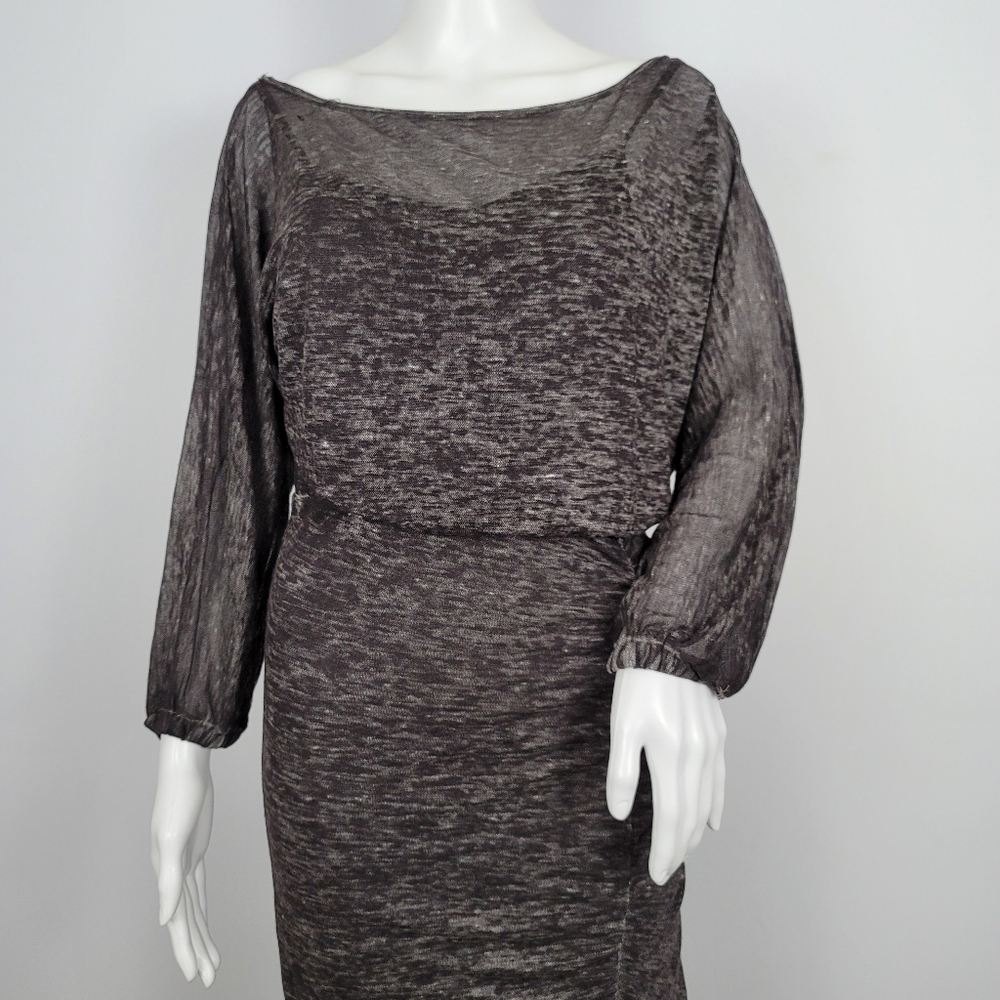 Free people Tidepool Mini Dress in Black - Picture 5 of 16